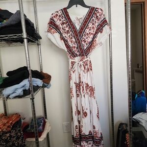 Bohemian Floral Maxi Dress